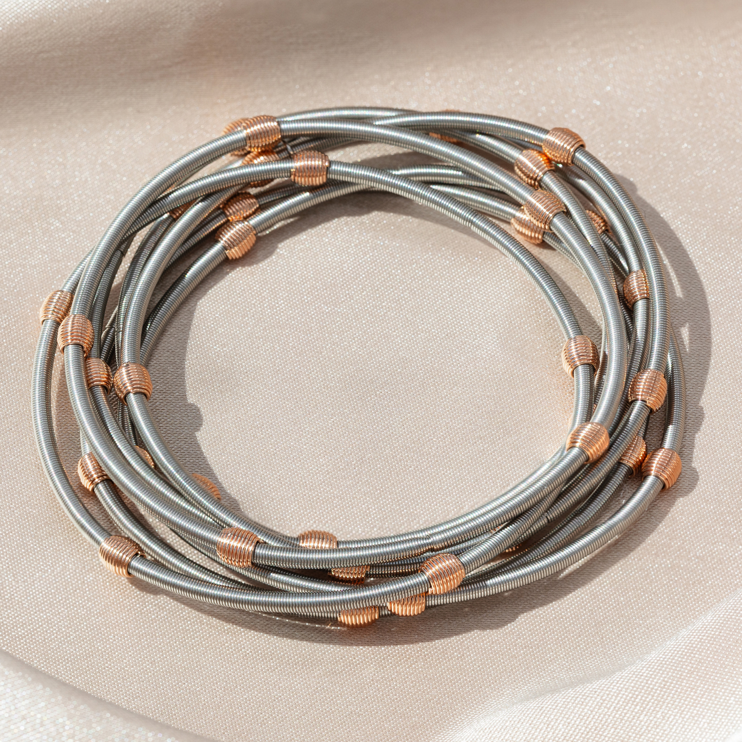 Stainless Steel  Beaded DIA Bracelets